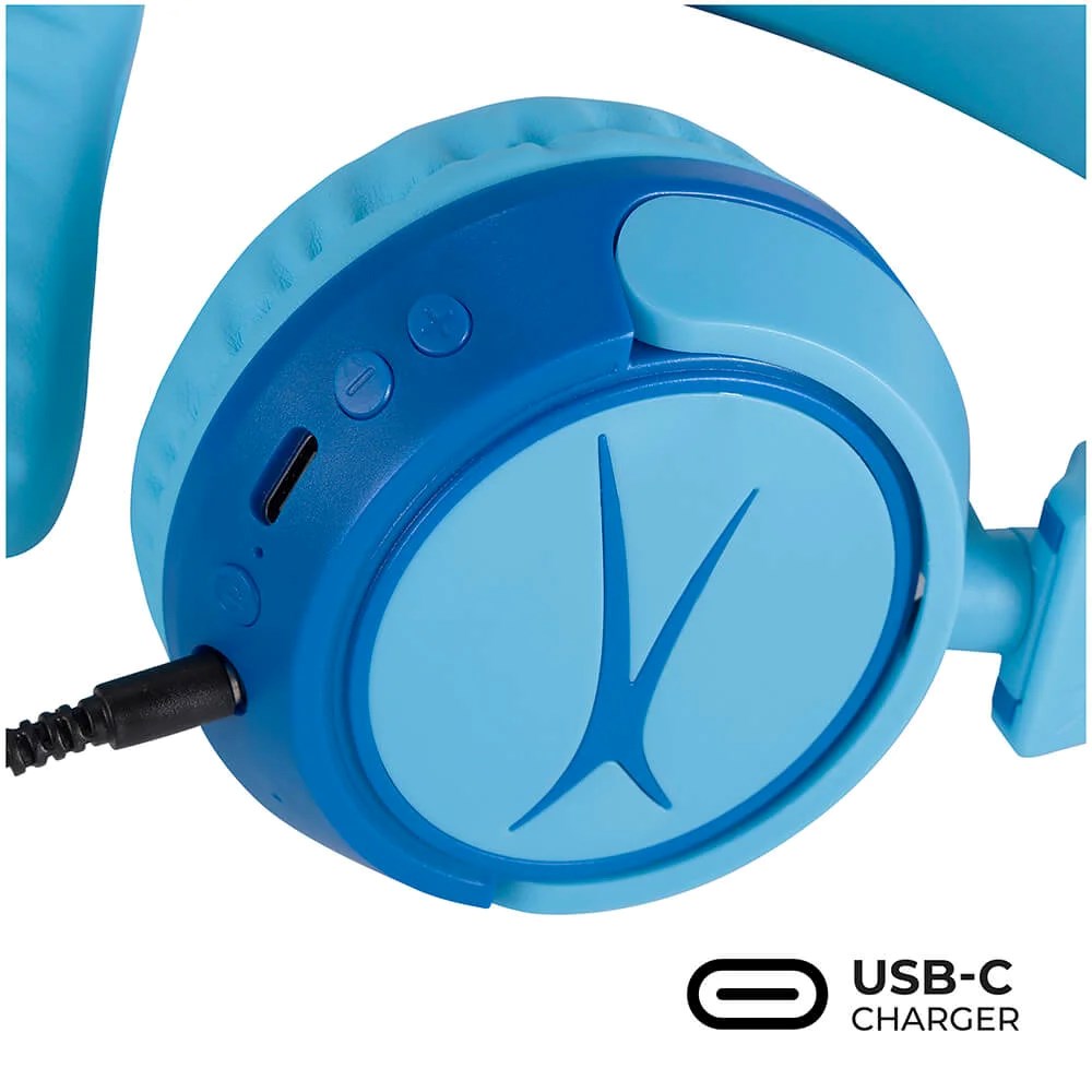 Altec Lansing 2-i-1 Headset til Børn med / uden Ledning - On-Ear Design - Blå