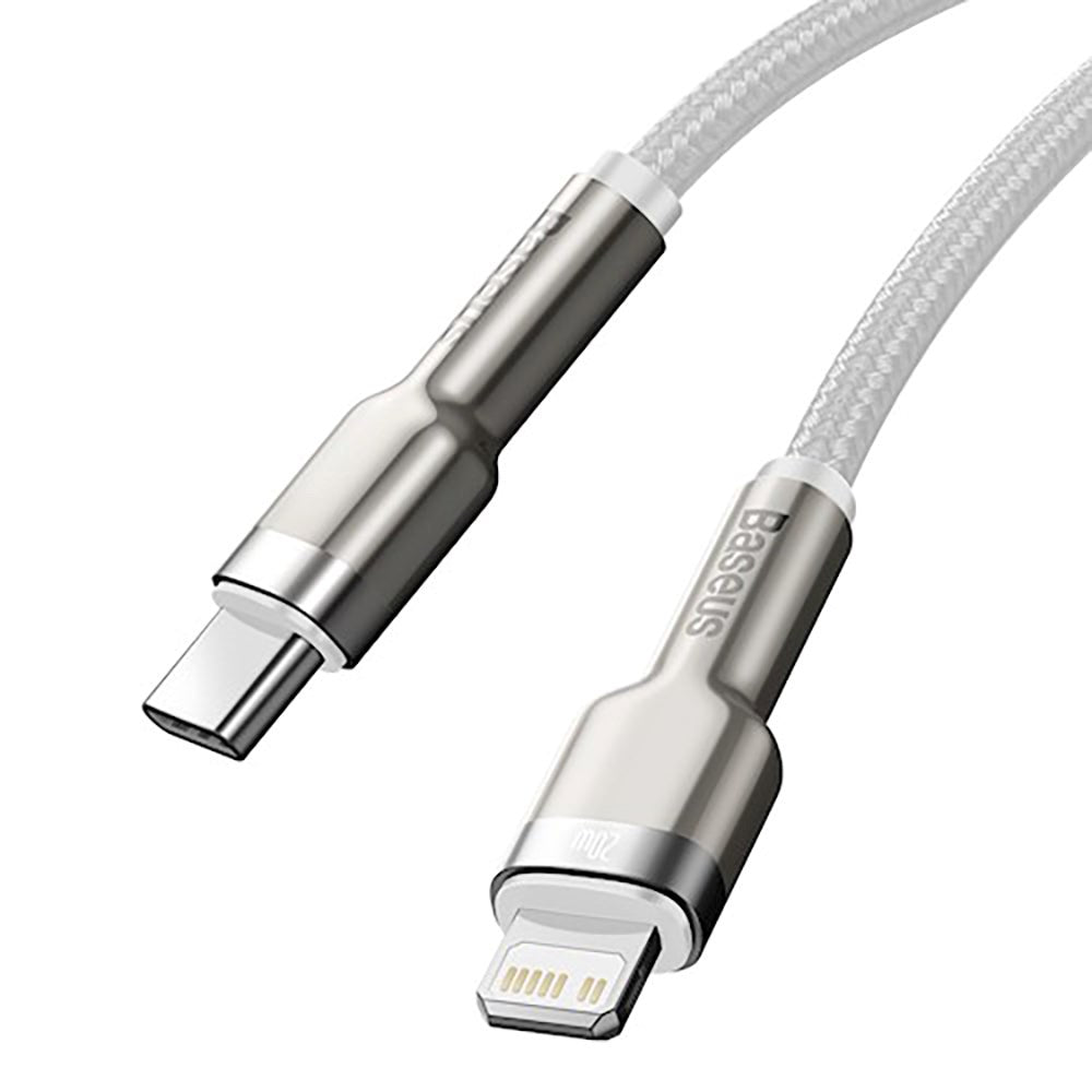 Baseus Cafule USB-C til Lightning Kabel PD 20W - 2m - Hvid