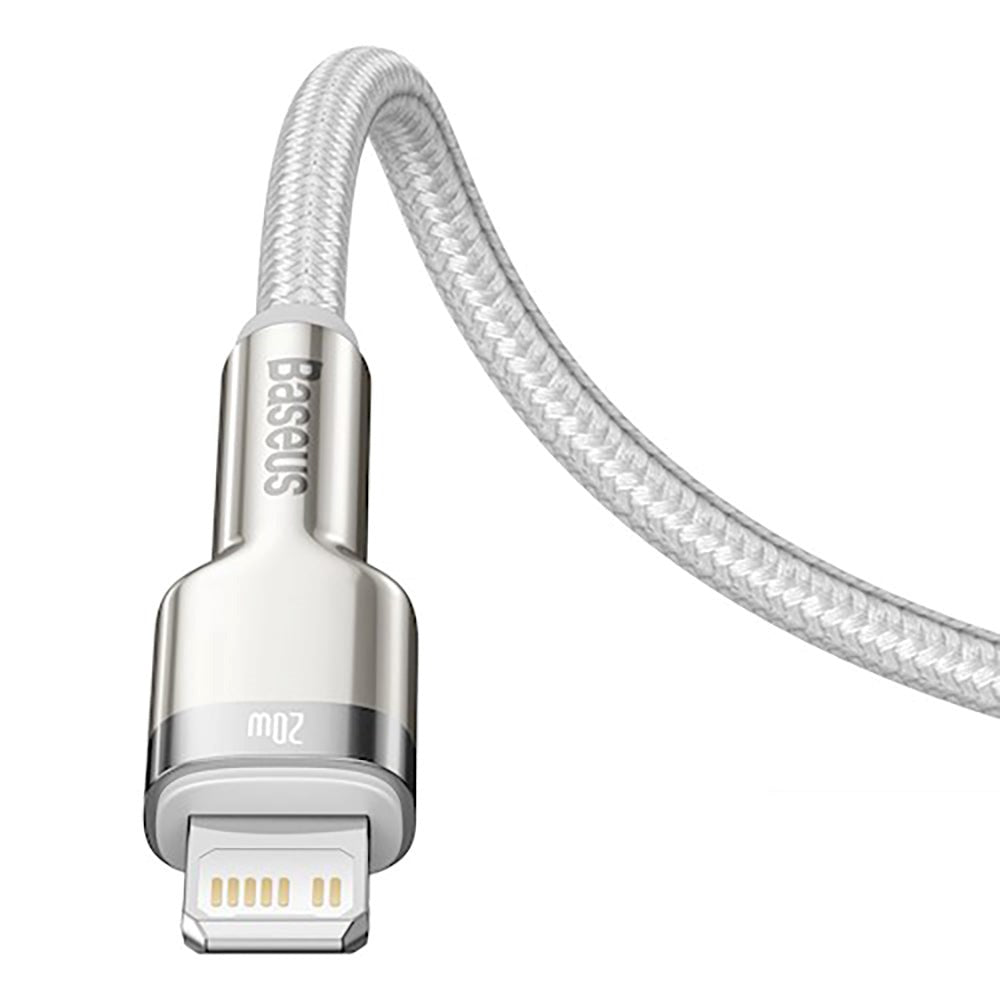 Baseus Cafule USB-C til Lightning Kabel PD 20W - 2m - Hvid