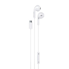 Happy Plugs Høretelefoner m. USB-C - In-Ear - Hvid