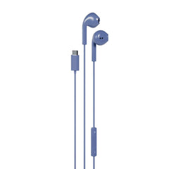 Happy Plugs Høretelefoner m. USB-C - In-Ear - Blå