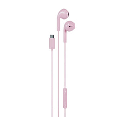 Happy Plugs Høretelefoner m. USB-C - In-Ear - Lyserød