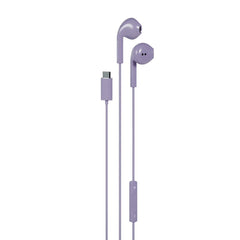 Happy Plugs Høretelefoner m. USB-C - In-Ear - Lilla