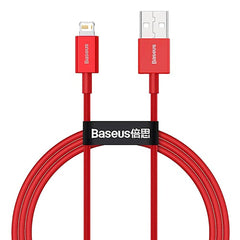 Baseus Superior Series USB-A til Lightning Kabel - 1m - Rød