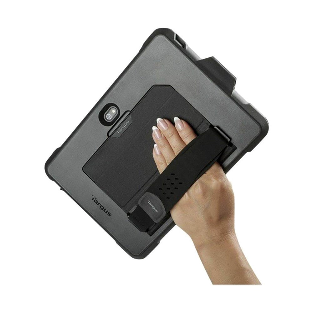 Samsung Galaxy Tab Active Pro / 4 Pro Targus Field-Ready Håndværker Cover m. Ståfunktion og Håndholder - Sort