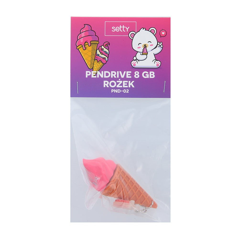 Setty USB Stik 8 GB - Isvaffel