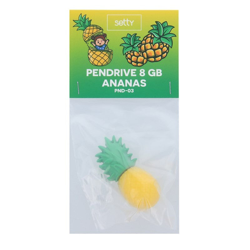 Setty USB Stik 8 GB - Ananas