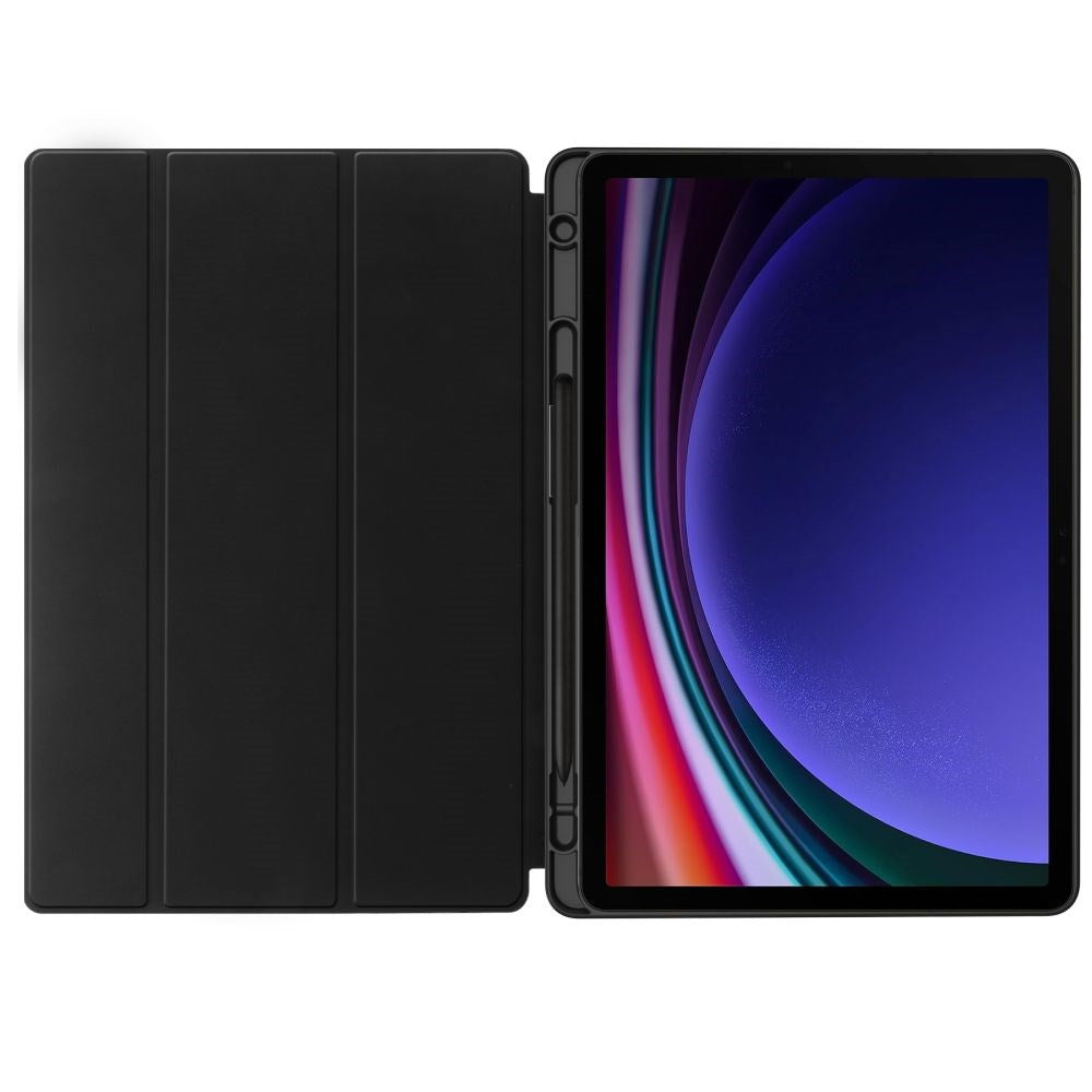 Samsung Galaxy Tab S10 FE / S9 FE Tech-Protect Smartcase Cover m. Pen Holder - Sort