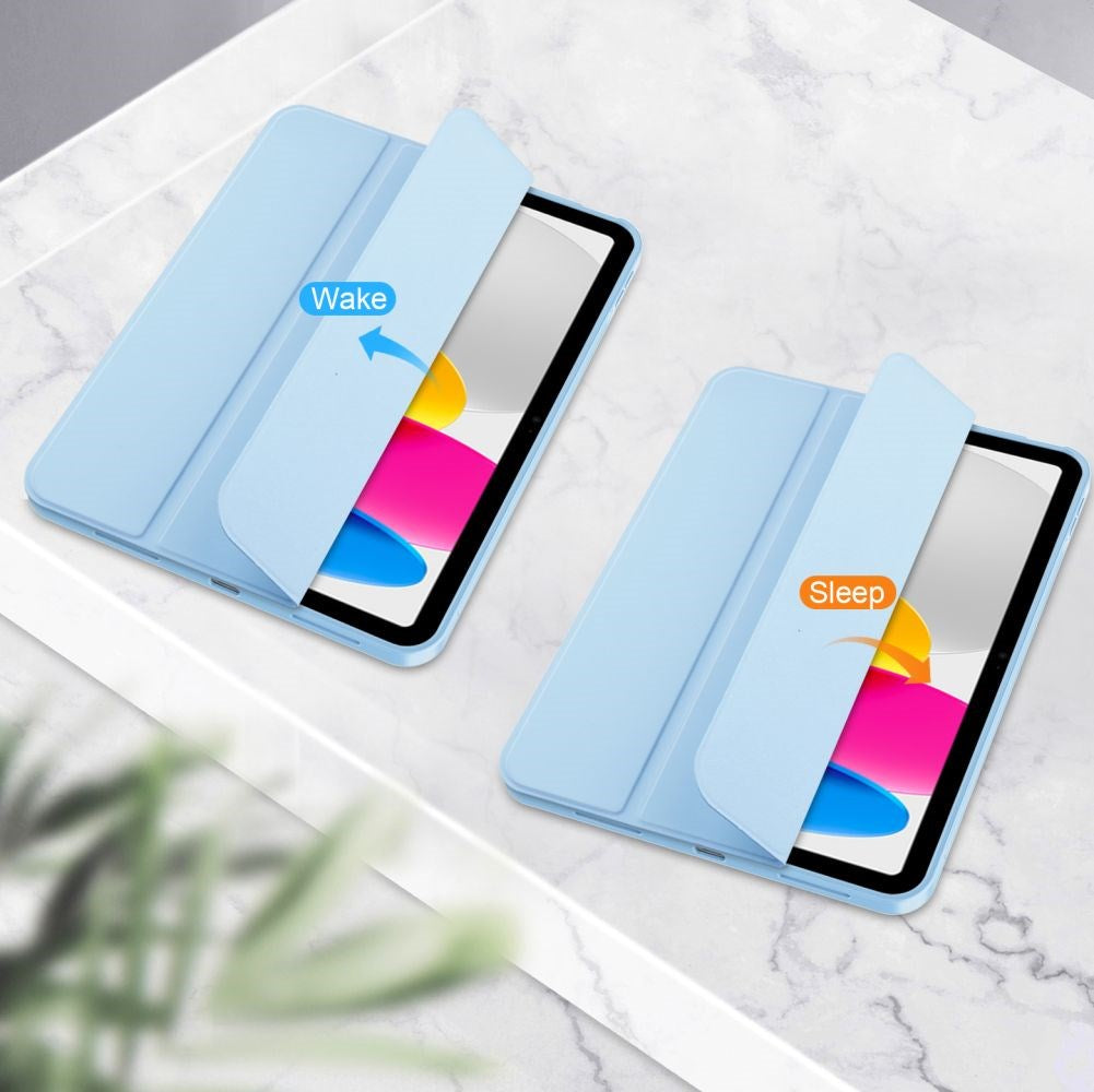 iPad 11" (2025) / iPad 10.9" (2024/2022) Tech-Protect SC Cover m. Apple Pencil Holder - Lyseblå
