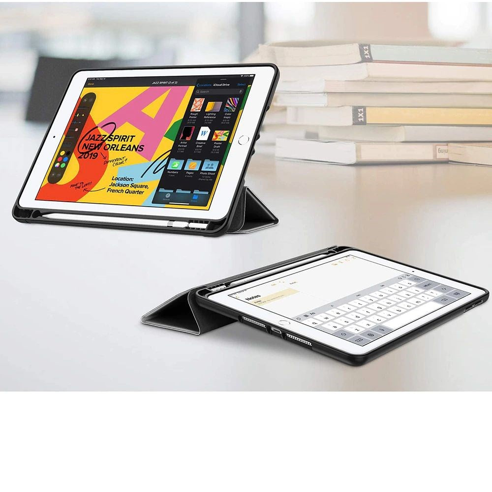 iPad 10.2" (2021 / 2020 / 2019) Tech-Protect SC Cover m. Apple Pencil Holder - Lyserød