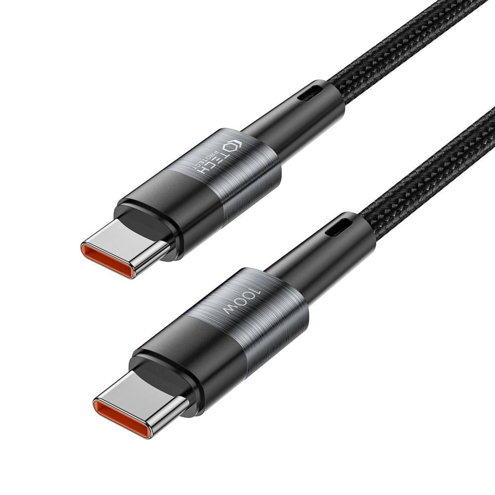 Tech-Protect Ultraboost PD 100W/5A USB-C til USB-C Kabel 3m - Sort