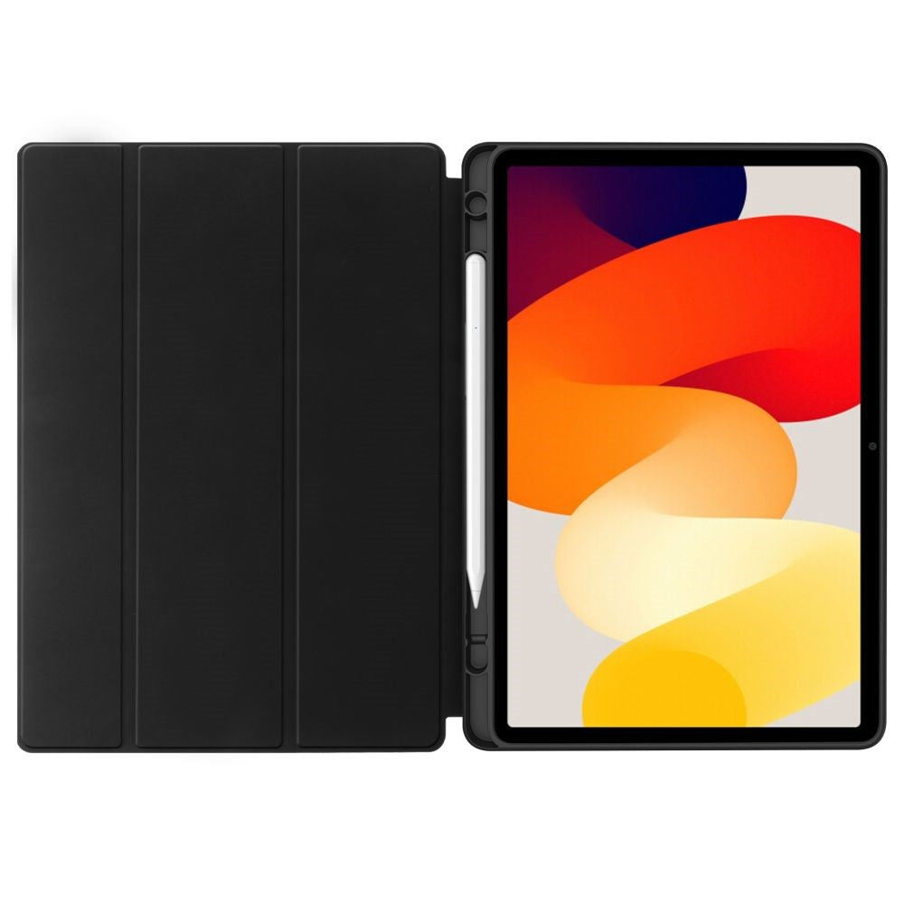 Xiaomi Redmi Pad SE Tech-Protect Smartcase Cover m. Pen Holder - Sort
