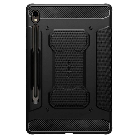 Samsung Galaxy Tab S9 Spigen Rugged Armor Pro Cover m. S-Pen Holder - Sort - (DEMO)