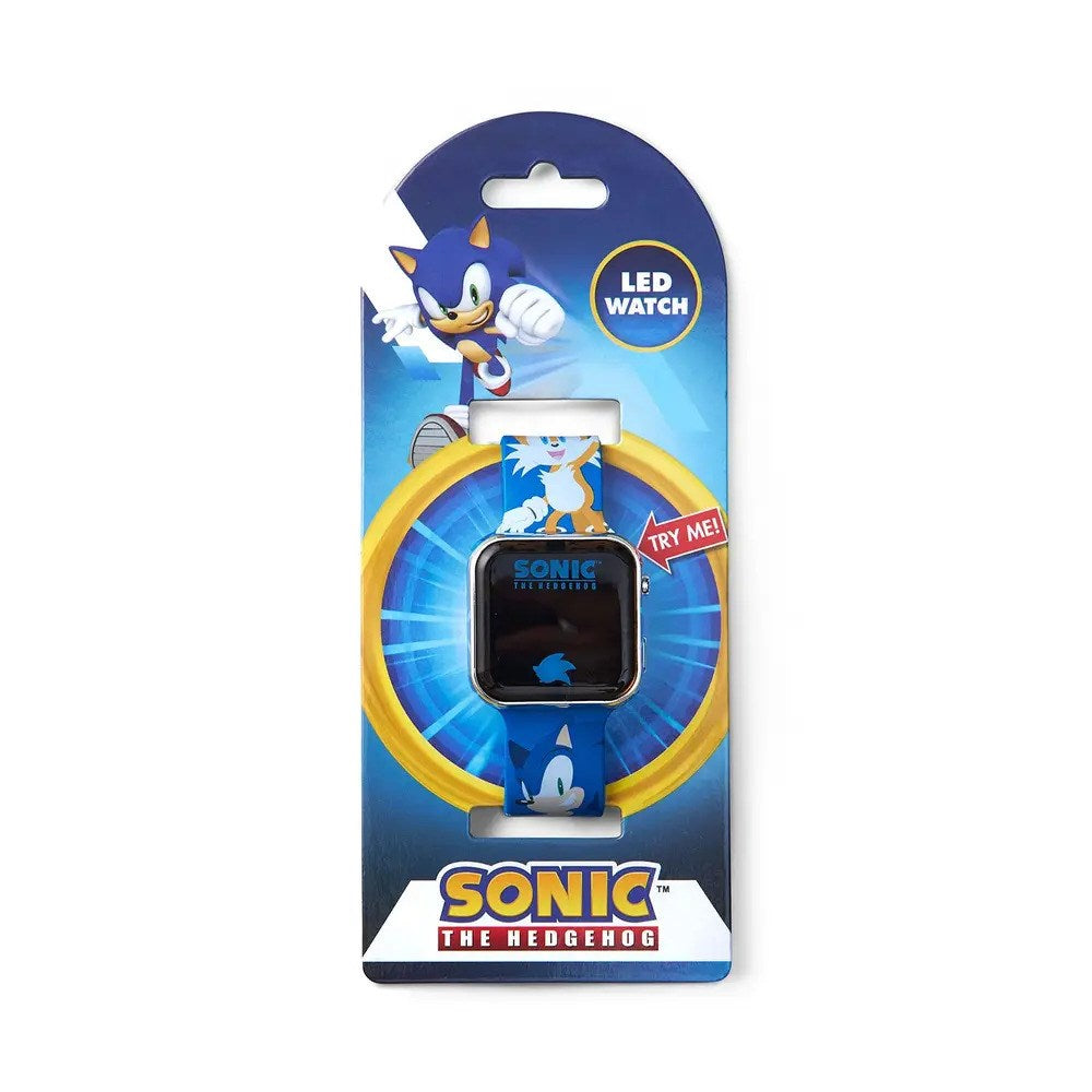 Accutime LED-Ur til Børn m. Justerbar Rem - Sonic V2