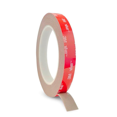 Light Solutions - 3M VHB Dobbeltklæbende Tape - 14mm Bredt - 5m - Gennemsigtig
