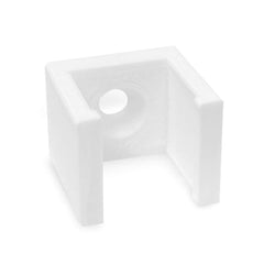 Light Solutions - Beslag til Philips Hue Outdoor Lightstrip - 10 stk. - Hvid