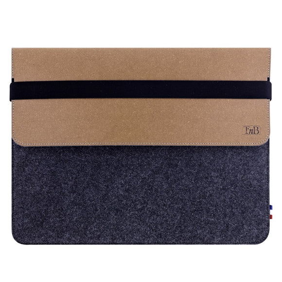 T'NB Laptop Sleeve 13-14" - Brun / Grå