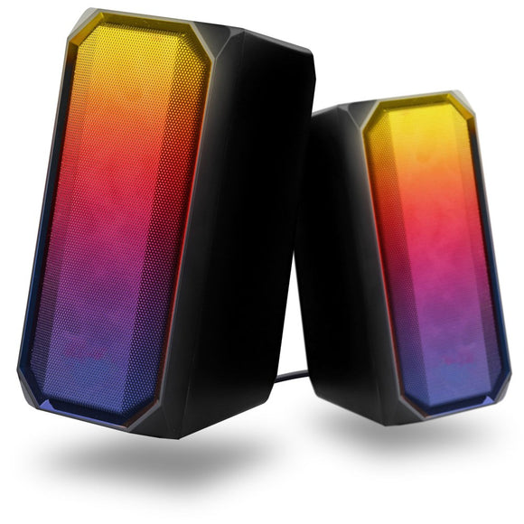 T'NB 2-i-1 RGB Bluetooth Gaming Højtaler - Sort