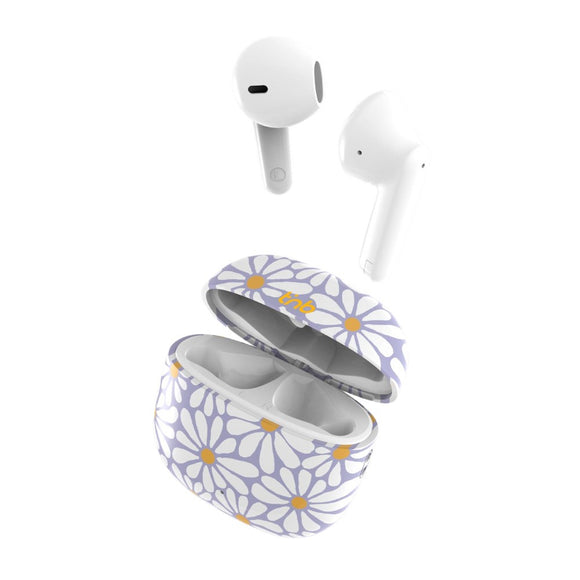 T'NB EXCLUSIV' Trådløse In-Ear Høretelefoner m. Opladningsetui - Flower