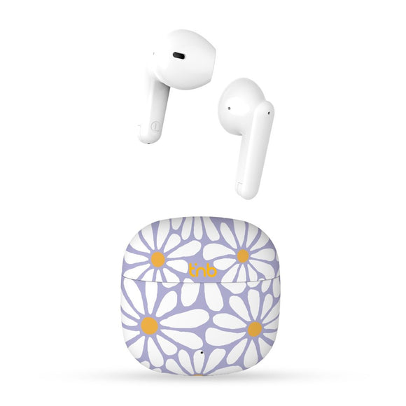 T'NB EXCLUSIV' Trådløse In-Ear Høretelefoner m. Opladningsetui - Flower