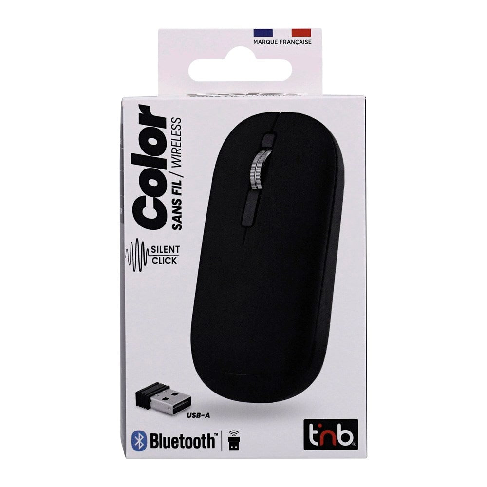 T'NB Trådløs Bluetooth Mus m. Fingerrem - Sort