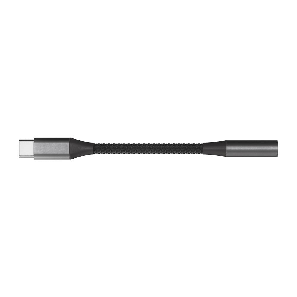 X2O Longlife USB-C til 3.5mm AUX Lyd Adapter - 0.1m - Sort
