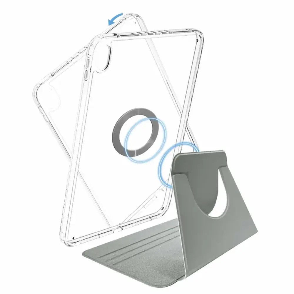 iPad 11" (2026 / 2025) / 10.9" (2024 / 2022) X2O 2-i-1 Mag Folio Flipcover - Grå