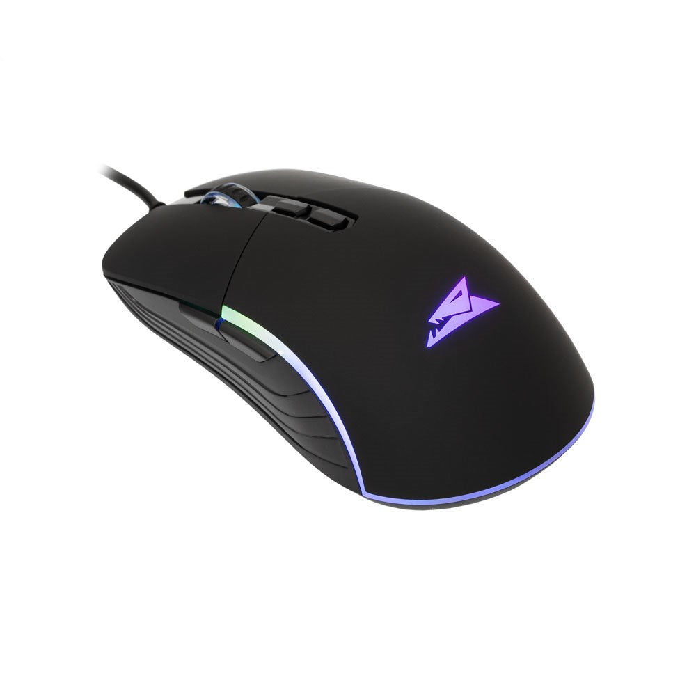 Baracuda NAUTILUS Gaming Mus - 7D / 12800 DPI - Sort