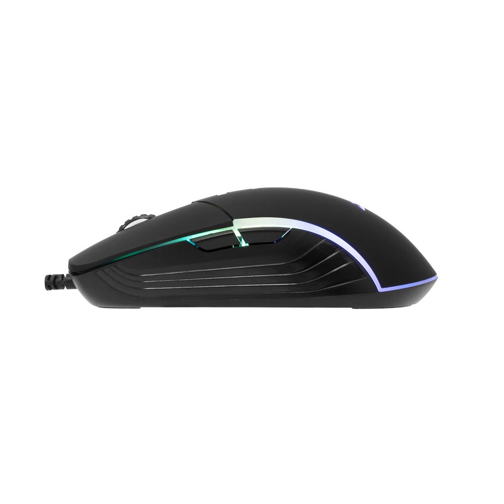 Baracuda NAUTILUS Gaming Mus - 7D / 12800 DPI - Sort