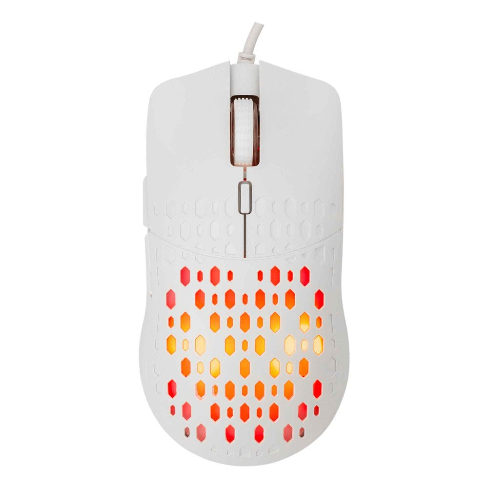 Baracuda OCTOPUS Gaming Mus - 6D / 3600 DPI - Hvid