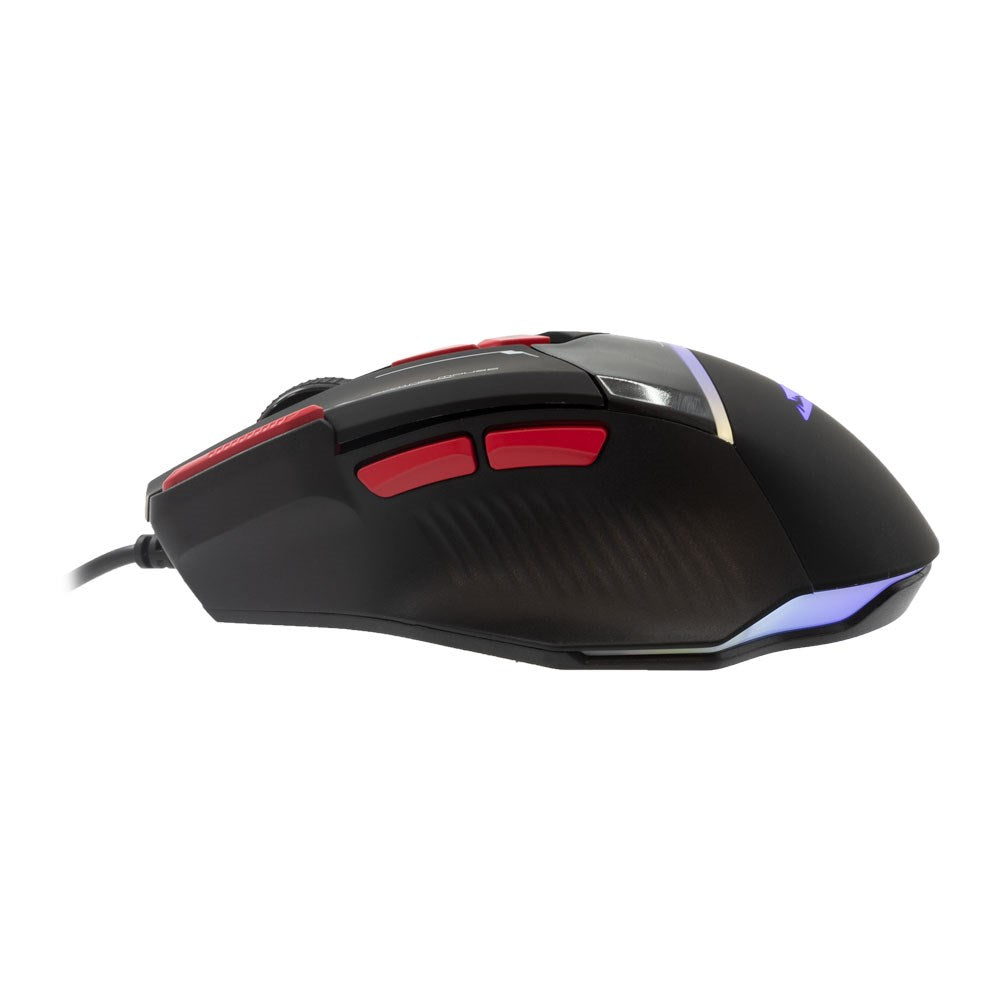 Baracuda MANTA Gaming Mus - 8D / 12800 DPI - Sort