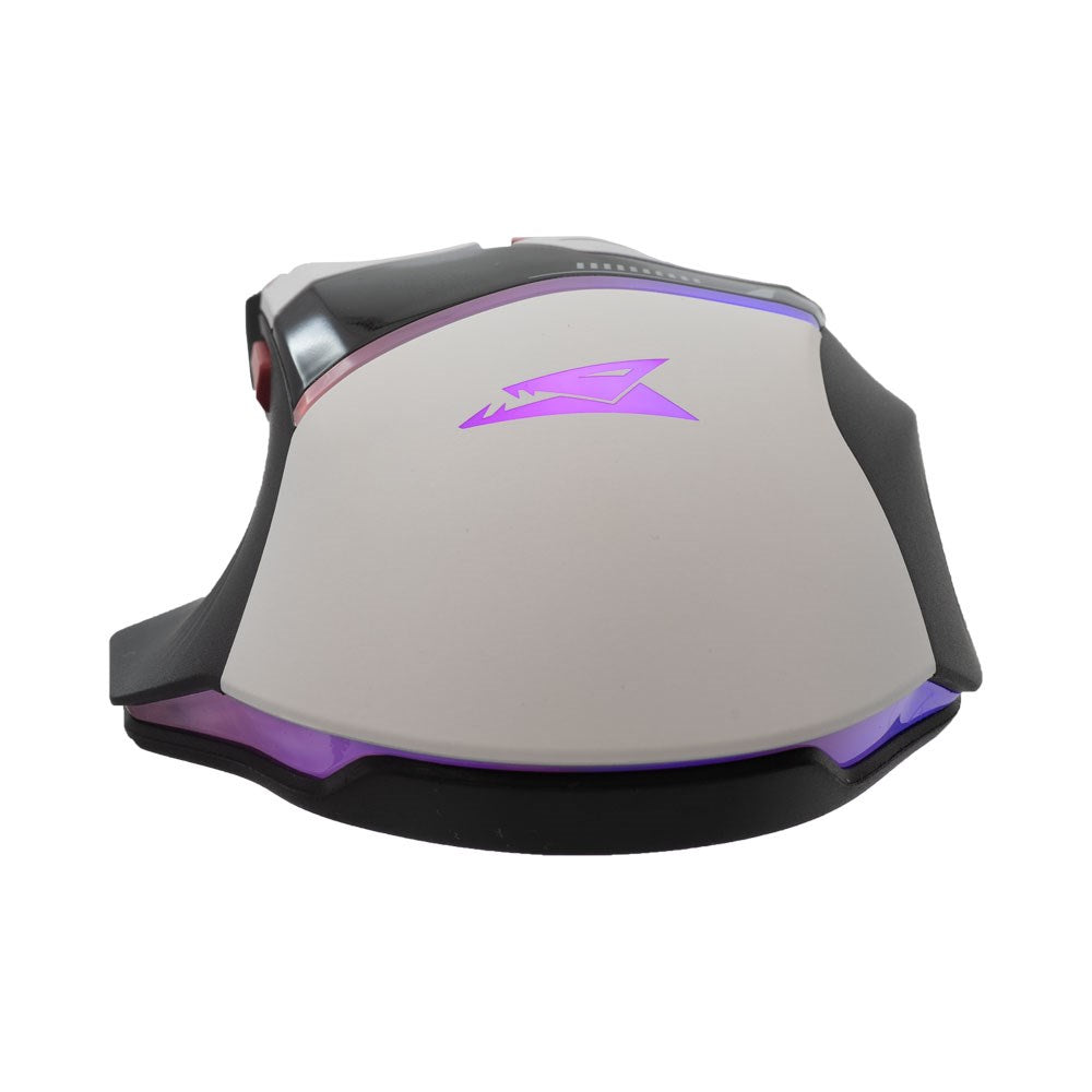 Baracuda MANTA Gaming Mus - 8D / 12800 DPI - Hvid