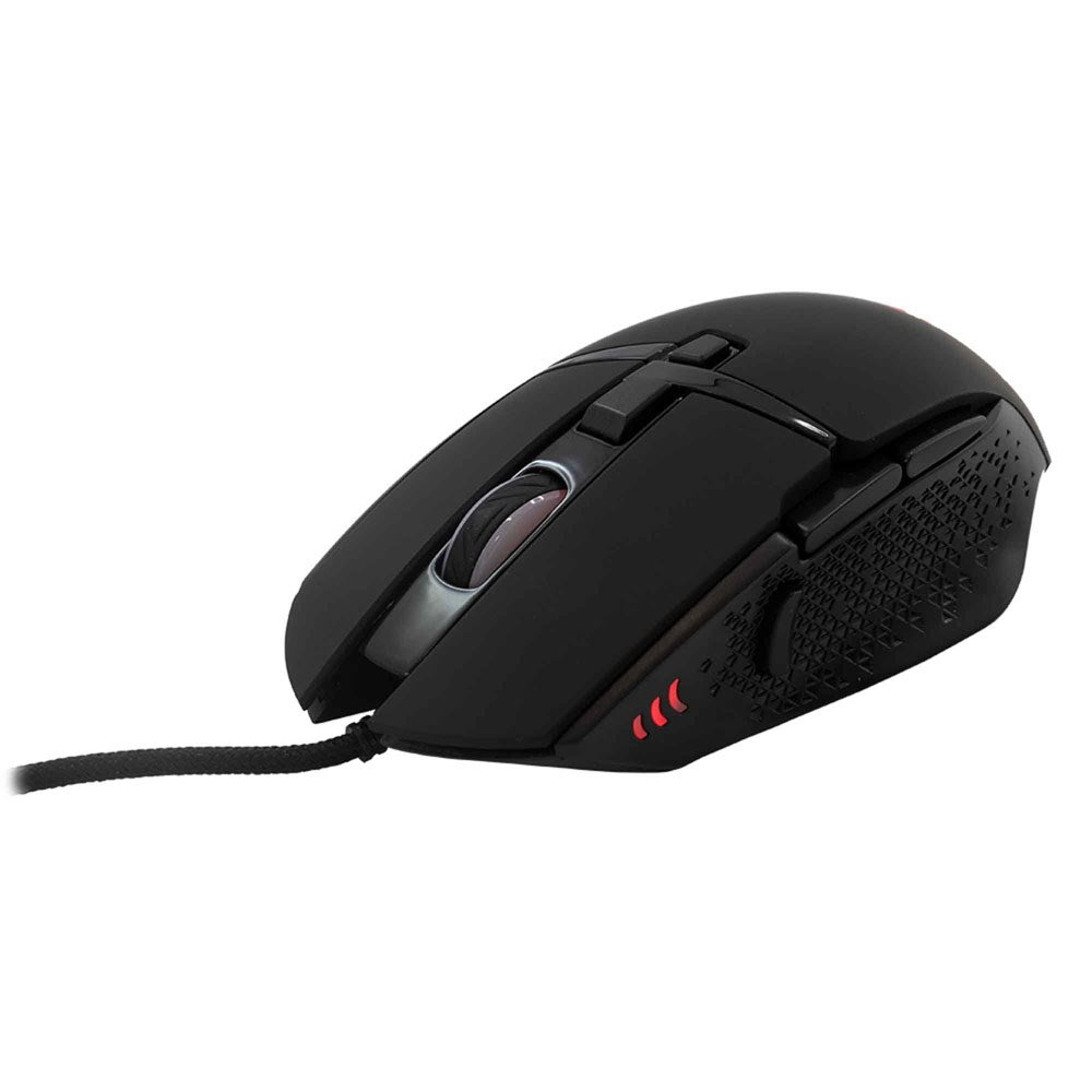 Baracuda RAPTOR Gaming Mus - 8D / 6400 DPI - Sort