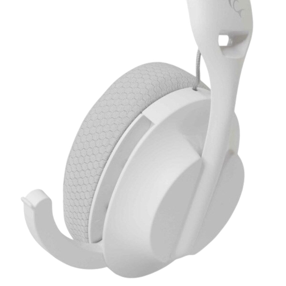 White Shark On-Ear Trådløse Gaming Høretelefoner m. Mikrofon - Hvid / Grå