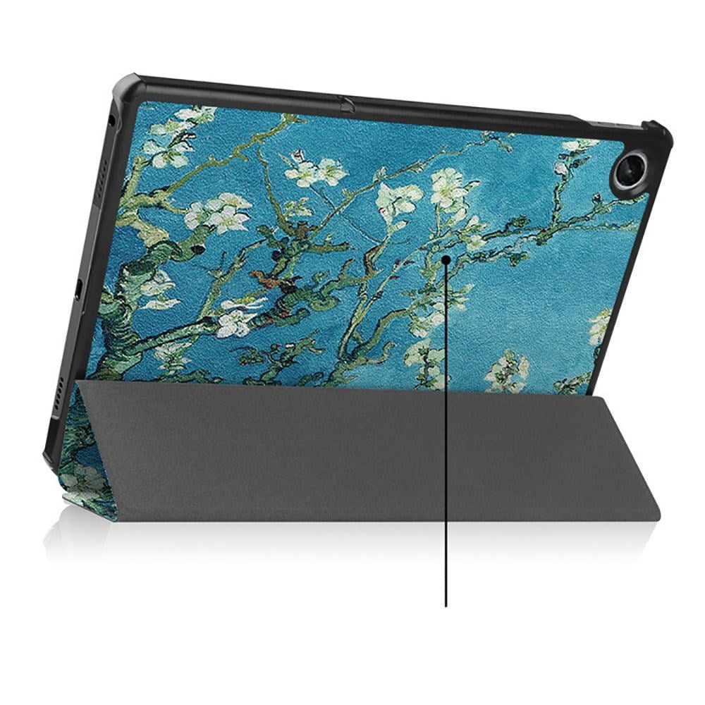 Lenovo Tab M10 Plus (3. Gen) 10.6" (TB-125F/128F) Tech-Protect Smartcase Cover - Hvide Blomster