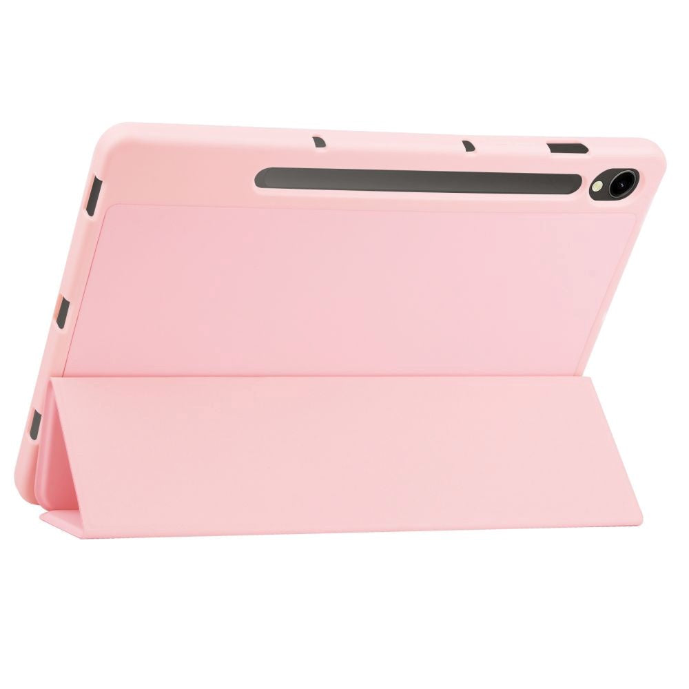 Samsung Galaxy Tab S10 FE / S9 FE Tech-Protect SC Cover m. Stylus Holder - Lyserød