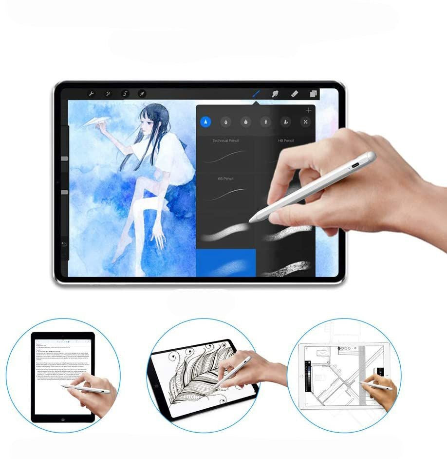 Tech Protect Digital Stylus Pen Til iPad - Hvid