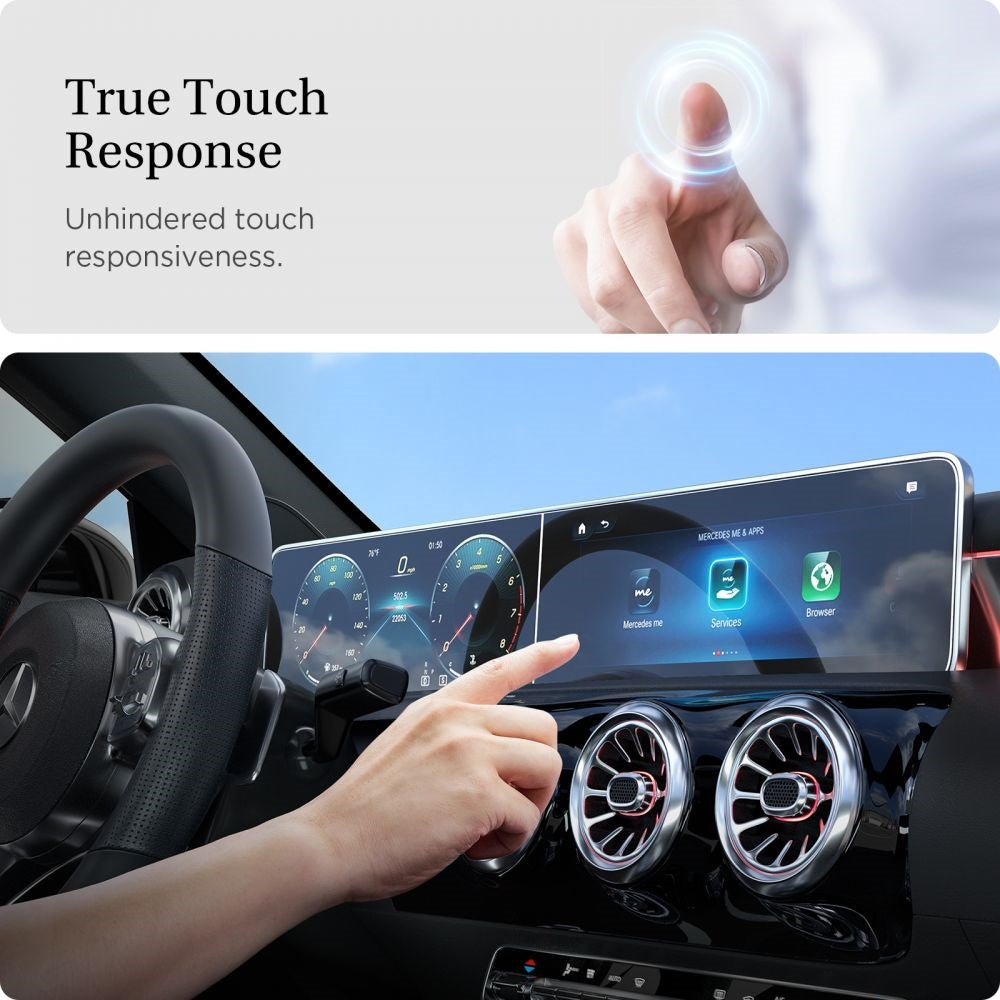 Mercedes A-Class (2020 / 2021) Spigen EZ Skærmbeskyttelse Til Display & Touch Skærm - Gennemsigtig