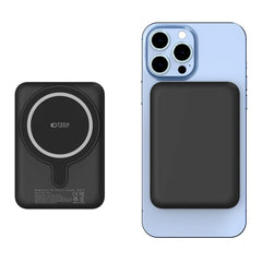 Tech-Protect Trådløs & Magnetisk Powerbank 5000 mAh - MagSafe Kompatibel - Sort