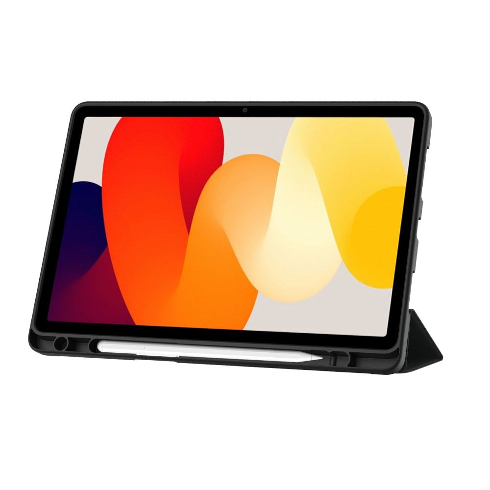 Xiaomi Redmi Pad SE Tech-Protect Smartcase Cover m. Pen Holder - Sort