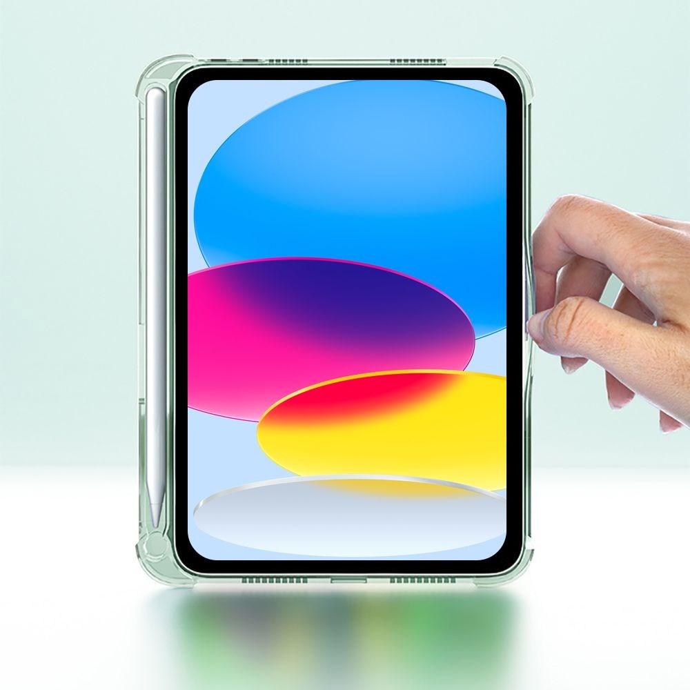 iPad 11" (2025) / iPad 10.9" (2024/2022) Tech-Protect SC Hybrid Cover m. Apple Pencil Holder - Sort / Gennemsigtig