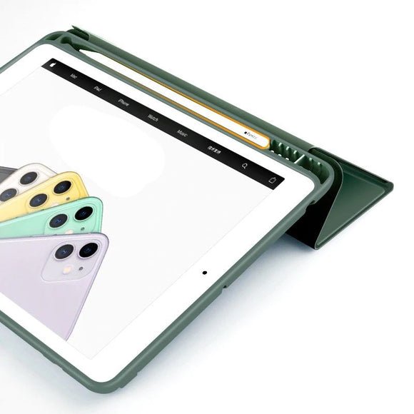 iPad 10.2" (2021 / 2020 / 2019) Tech-Protect SC Cover m. Apple Pencil Holder - Lyserød