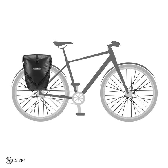 ORTLIEB Back-Roller 20L Cykeltaske til Baggagebærer (42 x 32 x 17cm) - Sort