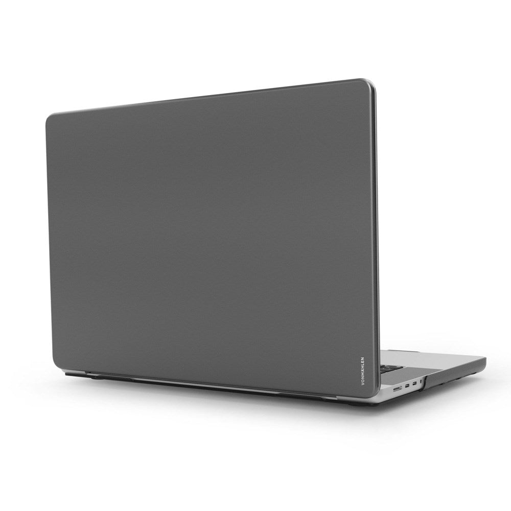 Vonmählen Transparent Case for MacBook Air 13" M5/M4/M3/M2 (2026-2022) - Mat Sort/Gennemsigtig