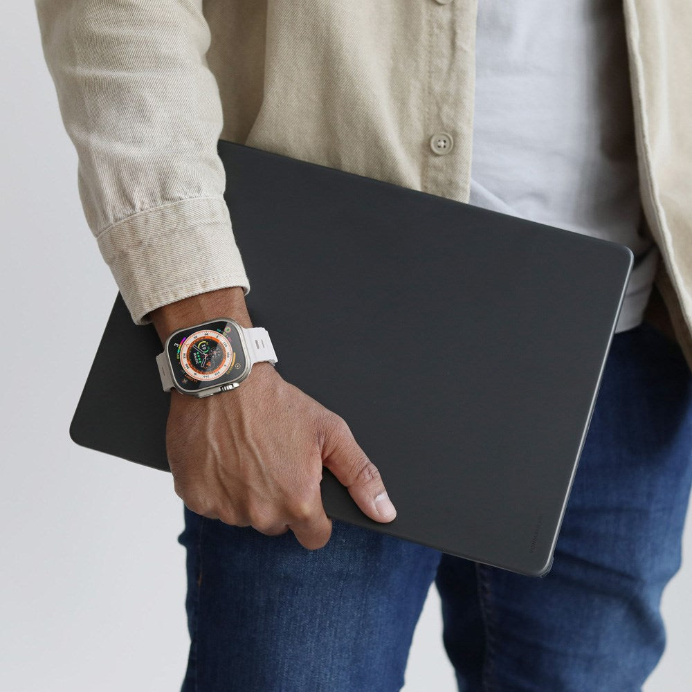 Vonmählen Transparent Case for MacBook Air 13" M5/M4/M3/M2 (2026-2022) - Gennemsigtig/Sort