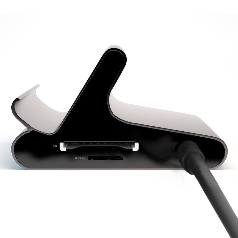 4smarts 7-i-1 USB-C Hub Universal Stander til Mobil & Tablet - Grå