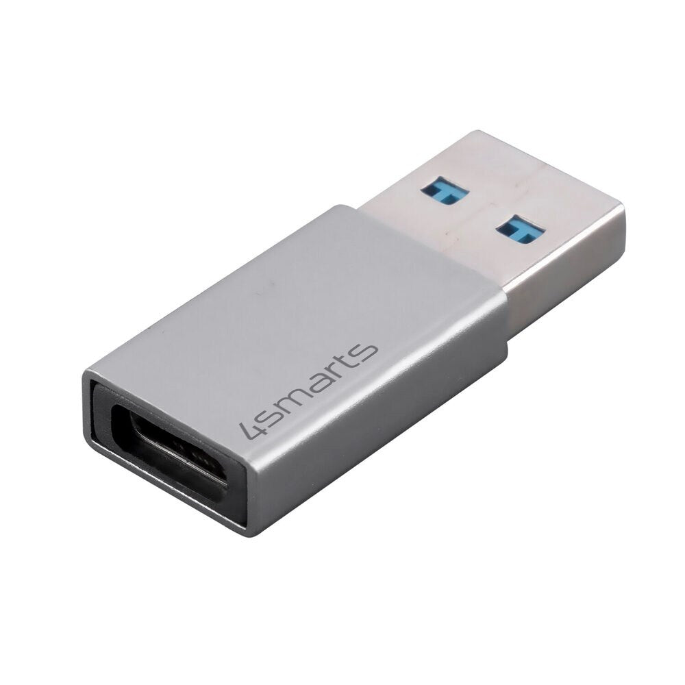 4smarts USB-C til USB-A Adapter - USB 3.0 - 2 Stk. - Grå