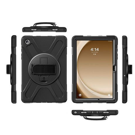 Samsung Galaxy Tab S10 FE / S9 FE 4smarts Rugged Tablet Case GRIP - Sort