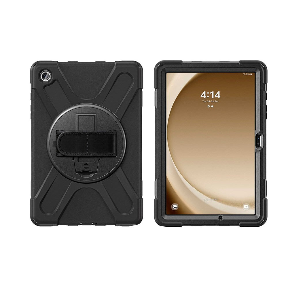 Samsung Galaxy Tab S10 FE / S9 FE 4smarts Rugged Tablet Case GRIP - Sort