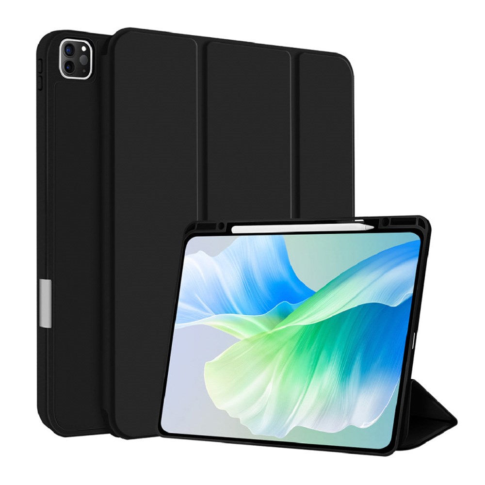 iPad Pro 11" (2025 / 2024) 4smarts Basic Folio Case m. Pen Holder - Sort - (DEMO)